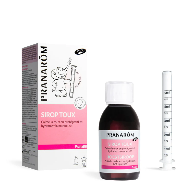 PranaBB Sirop Toux Bébé Bio 120ml Pranarôm