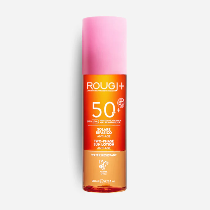 [NgRT011uyRT0030959] Solaire Biphase SPF50+ Anti-Age 200ml RougJ