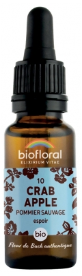 Biofloral Fleurs de Bach 10 Crab Apple Bio 20 ml