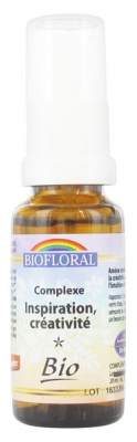 Biofloral Fleurs de Bach Complexe Inspiration Créativité C12 Bio 20 ml