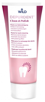 Wild Depurdent Clean & Polish Pâte pour le Nettoyage des Dents 75 ml