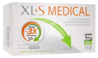 XLS Medical Capteur de Graisses 180 Comprimés