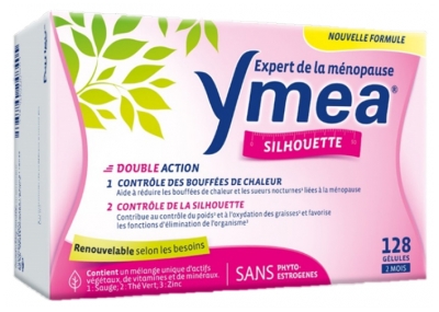 Ymea Ménopause Bouffées de Chaleur et Silhouette 128 Gélules