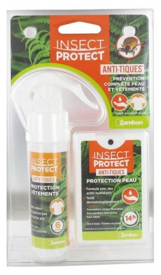 Zambon Insect Protect Anti-Tiques Prévention Complète Peau et Vêtements