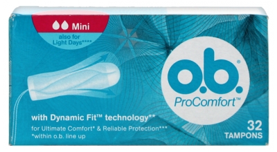 o.b. ProComfort 32 Tampons Mini
