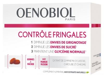 Oenobiol Minceur Contrôle Fringales 50 Gommes à Mâcher