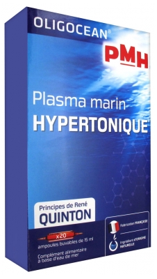 Oligocean Plasma Marin Hypertonique 20 Ampoules