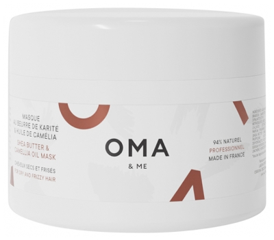 OMA & ME Masque au Beurre de Karité et à l'Huile de Camélia 250 ml