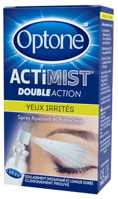 Optone ActiMist 2 en 1 Spray Oculaire Yeux Fatigués et Inconfort 10 ml