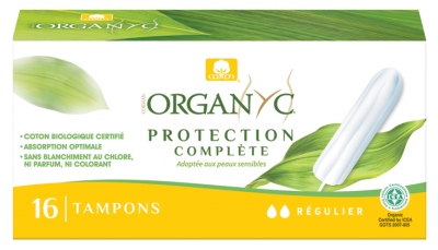 Organyc Protection Complète 16 Tampons Régulier