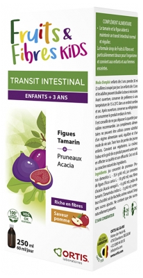 Ortis Fruits & Fibres Kids Transit Intestinal Sirop 250 ml