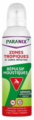 Paranix Répulsif Moustiques Zones Tropiques et Zones Infestées 125 ml