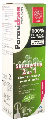 Parasidose Poux-Lentes Shampoing 2en1 100 ml + 1 Peigne