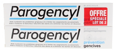 Parogencyl Prévention Gencives Blancheur Lot de 2 x 75 ml