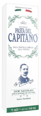 Pasta del Capitano Dentifrice aux Herbes Naturelles 75 ml