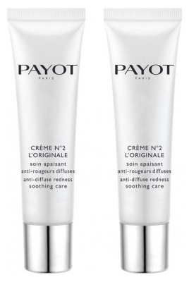 Payot Crème N°2 L'Originale Soin Apaisant Anti-Rougeurs Diffuses Lot de 2 x 30 ml