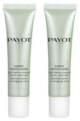 Payot Pâte Grise Expert Points Noirs Soin Désincrustant Pores Obstrués Lot de 2 x 30 ml