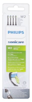 Philips Sonicare W2 Optimal White HX6064 4 Têtes de Brosse de Rechange