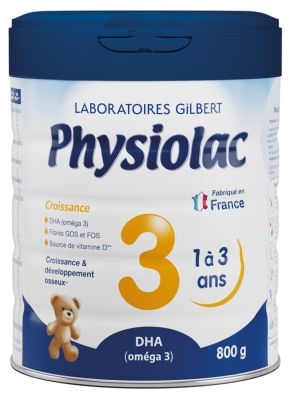Physiolac Croissance 3 1 à 3 ans 800 g