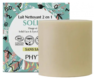 Phyt's Lait Nettoyant 2en1 Solide Visage & Yeux Bio 48 ml