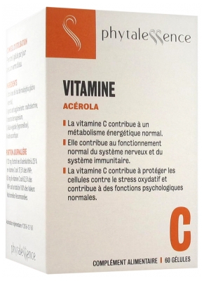 Phytalessence Vitamine C Acérola 60 Gélules