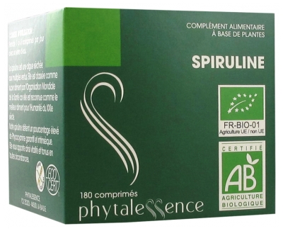 Phytalessence Spiruline Bio 180 Comprimés