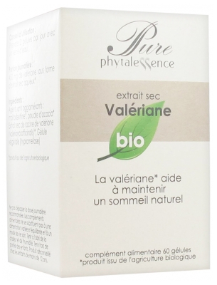 Phytalessence Pure Valériane Bio 60 Gélules