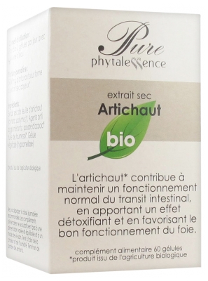 Phytalessence Pure Artichaut Bio 60 Gélules