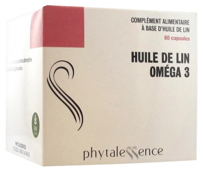 Phytalessence Huile de Lin Oméga 3 60 Capsules
