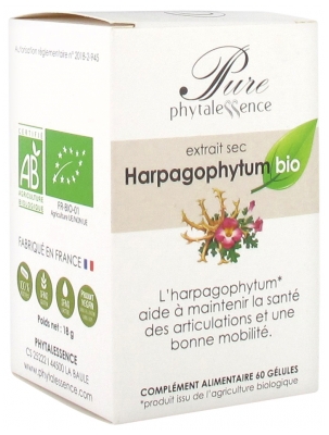 Phytalessence Pure Harpagophytum Bio 60 Gélules