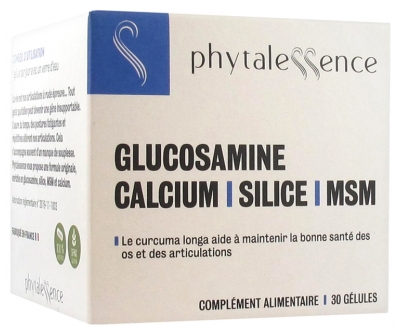 Phytalessence Glucosamine Calcium Silice MSM 30 Gélules