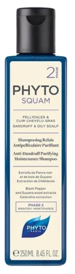 Phyto Phytosquam Shampoing Relais Antipelliculaire Purifiant 250 ml