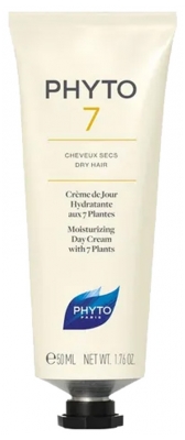 Phyto 7 Crème de Jour Hydratante Aux 7 Plantes Cheveux Secs 50 ml