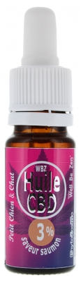 Phytocosmo Huile CBD 3% Saveur Saumon Petit Chien et Chat 10 ml