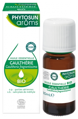 Phytosun Arôms Huile Essentielle Gaulthérie (Gaultheria fragrantissima) Bio 10 ml