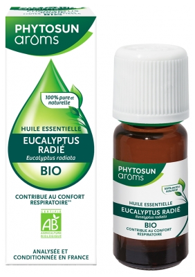 Phytosun Arôms Huile Essentielle Eucalyptus Radié (Eucalyptus radiata) Bio 10 ml