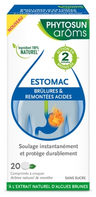 Phytosun Arôms Estomac 20 Comprimés à Croquer