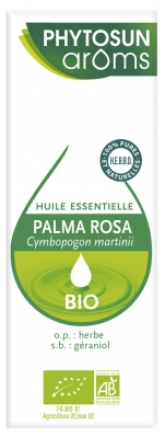 Phytosun Arôms Huile Essentielle Palma Rosa (Cymbopogon martinii) Bio 10 ml