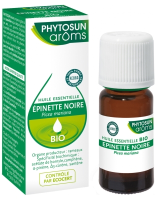 Phytosun Arôms Huile Essentielle Epinette Noire (Picea mariana) Bio 10 ml