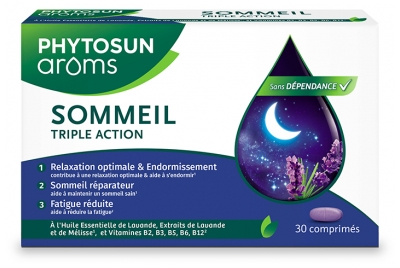 Phytosun Arôms Sommeil Triple Action 30 Comprimés