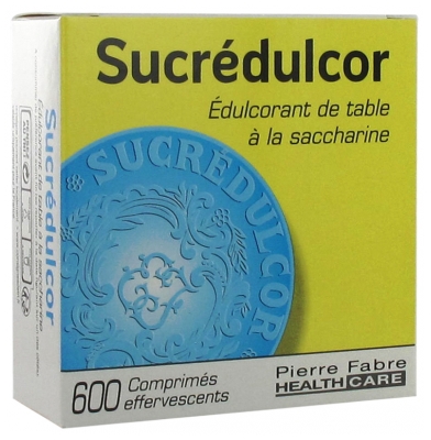 Pierre Fabre Health Care Sucrédulcor Édulcorant de Table à la Saccharine 600 Comprimés effervescents