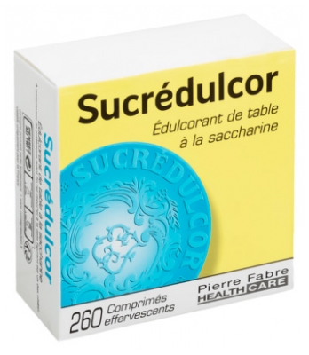 Pierre Fabre Health Care Sucrédulcor Édulcorant de Table à la Saccharine 260 Comprimés effervescents