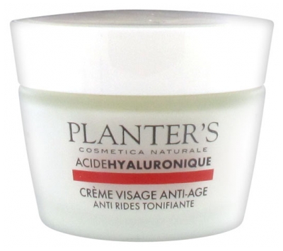 Planter's Acide Hyaluronique Crème Visage Anti-Âge Anti-Rides Tonifiante 50 ml