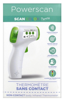 Powerscan Scan Color Thermomètre Sans Contact