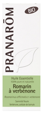 Pranarôm Huile Essentielle Romarin à Verbénone (Rosmarinus officinalis CT verbénone) Bio 5 ml