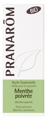 Pranarôm Huile Essentielle Menthe Poivrée (Mentha x piperita) Bio 10 ml