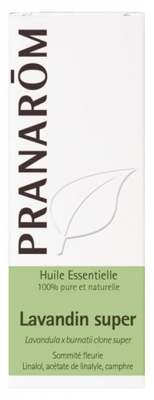 Pranarôm Huile Essentielle Lavandin Super (Lavandula intermedia clone super) 10 ml