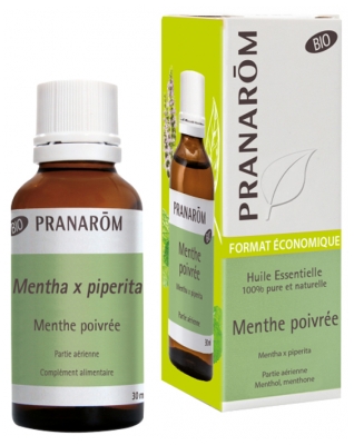 Pranarôm Huile Essentielle Menthe Poivrée (Mentha x piperita) Bio 30 ml