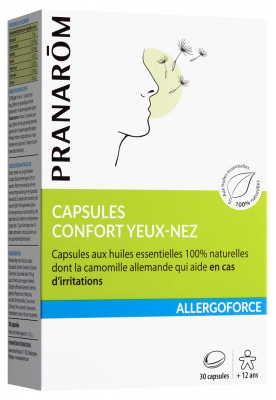 Pranarôm Allergoforce Capsules Confort Yeux-Nez 30 Capsules