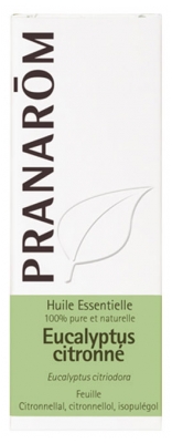 Pranarôm Huile Essentielle Eucalyptus Citronné (Eucalyptus citriodora) 10 ml